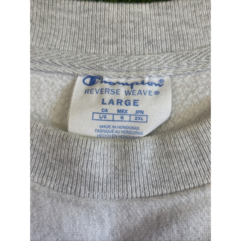 Vintage Champion Reverse Weave NSU Demons Northwestern Sz L Gray Sweatshirt - Picture 6 of 13